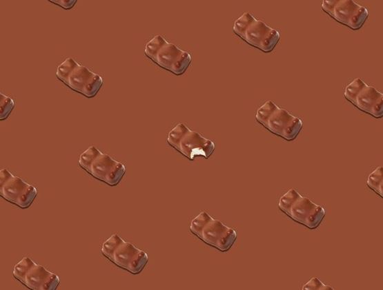 Chocolate marshmallow bears