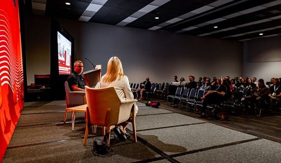 Speakers visitors conferences food trends market informations