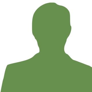 Generic user profile silhouette on a grey background used as a replacement image for a professional profile