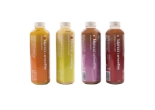 Coldpress Smoothies - Cold pressed raw fruit smoothie. Unpasteurized and not cooked, to preserve nutrients. 100% fruit. High in antioxidants. Provides 1 or 2 of the 5-a-day.<br/>SIAL PARIS 2014