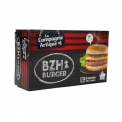 BZH Burger 2x140g - Frozen burger from Brittany. Soft bread with buckwheat, onion chutney, Charolais beef and bacon. Two 140g servings. Ready in 1 minute 40 in the microwave oven.<br/>SIAL PARIS 2016