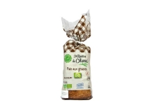 Pain Bio Sans Gluten aux Graines (lin, chia) - Fresh organic bread without gluten or milk. High in fibre. Made in France. AB and European certification. Can be frozen for longer storage.<br/>SIAL PARIS 2016