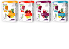 Frozen Fruit Snack - Natural frozen fruit snack in individual tube source of vitamins. Made with whole fruits. Dairy-free. No added sugar. No preservatives. No juice or concentrates. GMO free. 6 tubes of 57g.<br/>SIAL CHINA 2017