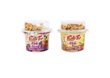 Frullà Top Bio - Organic fruit compote with muesli in the lid in a pot to go. With spoon included.
<br/>SIAL PARIS 2014