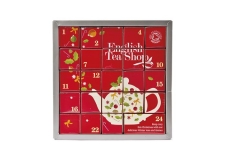 Pink Advent Calendar - 24 tea bags - Organic tea assortment packed as Advent Calendar. Bags in small numbered boxes. 12 varieties.<br/>SIAL PARIS 2014