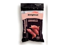 Salamini Sec - Mini saucissons sans gluten en sachet refermable. Pour l'apéritif. <br/>SIAL CANADA 2015