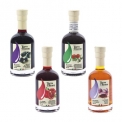 Flavoured and Balsamic Condiment - Condiment with balsamic vinegar in a sophisticated bottle. Original savours. Prepared with Malvoisie vinegar must.<br/>SIAL PARIS 2014