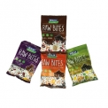 Raw Bites - Natural raw and vegan superfood bites. No added flavors. Gluten free. Cold-pressed. In a 40g pouch.<br/>SIAL PARIS 2016