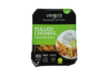 Pulled Chunks  / frozen range - Pulled meat substitute 100% vegan. Made with pea protein. High protein and fiber.<br/>SIAL PARIS 2016