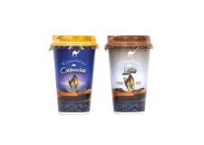 Camel milk Coffee-Latte and Cappuccino - Coffee drink with camel milk in a 230ml cup.<br/>SIAL PARIS 2016