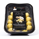 TRUFFLE GNOCCHI - Gnocchi stuffed with selected ingredients. Truffle recipe. Made with steamed fresh potatoes. Handmade Italian product, prepared according to traditional recipe. 

<br/>SIAL PARIS 2014