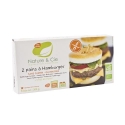 Organic and gluten-free hamburger buns - Gluten-free organic bun for hamburger. AB and European certification. Rich in fibre. Made in France.<br/>SIAL PARIS 2014