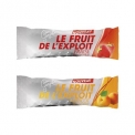 Semi-liquid fruit paste for sportsmen and women - Semi-liquid fruit paste in a pouch for consumption on the go during sporting activities. No colouring, flavouring or preservatives. High in quick-release sugars.<br/>SIAL PARIS 2014