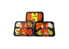 Les Express - Kit of fresh cut vegetables with no additives or preservatives. Ready to cook. In a compartment tray. For 2 people. <br/>SIAL PARIS 2014