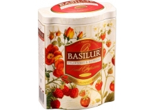 70530-00 - BASILUR  - FRUIT INFUSIONS - T.CADDY- STRAWBERRY & RASPBERRY - Fruit, flower and herb infusion in a decorated metal box. <br/>SIAL ASEAN - Manilla 2015