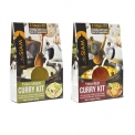 Thai curry meal kits - Asian meal kit in a sophisticated packaging. Contains curry paste, coconut milk and spices. Simply add meat, fish or vegetables. In a box with a see-through window and recipe on the back.<br/>SIAL PARIS 2014