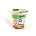 Organic Yoghurt on a bed of Peach & Elderflower - 150g - Organic yoghurt on a layer of fruit and flowers.
<br/>SIAL PARIS 2014