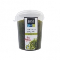 Seaweed spaghetti and sea water - Seaweed spaghetti. In a bucket of seawater.
<br/>SIAL PARIS 2014