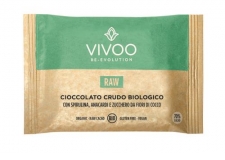 73% raw dark chocolate bar - Organic raw dark chocolate bar. Any ingredient is processed at a temperature below 45°, thus preserving raw materials integrity and taste as well as nutritional facts. Sweetened with coconut blossom sugar. Gluten-free. Suitable for vegans.<br/>SIAL MIDDLE EAST 2015