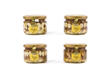 Honey Delight - Nuts with honey in a pot with a sophisticated design. <br/>SIAL PARIS 2014