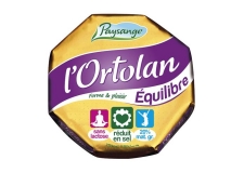 L'Ortolan Equilibre - Lactose-free balanced cheese, low in salt and with reduced fat content. Made without animal rennet, suitable for vegetarians. Made in Franche-Comté (East of France) with local milk.<br/>SIAL PARIS 2014