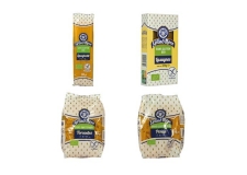 Gamme de pâtes bio sans gluten - Organic gluten free pasta. With corn and rice flour. European certification.<br/>SIAL PARIS 2016