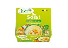 So Soja mangue coco - Organic soy dessert with tropical fruits. Source of plant protein. Made with French soy.<br/>SIAL PARIS 2016