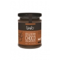 Choco gourmet riche en omega 3 lin (sans huile de palme) - Chocolate and hazelnut spread rich in Omega 3. Made with first cold pressed linseed oil. Handmade. No palm oil.<br/>SIAL PARIS 2016