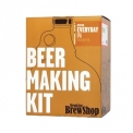 Beer Making Kit - Kit to make his own beer. Contains grain, hops and yeast for the first batch, a racking cane, a thermometer, a tubing clamp, a glass fermenting jug, a cleanser, an airlock, a clear vinyl tubing and a screw-cap stopper. Reusable kit. The range includes beer tasting set and beer making mixes.<br/>SIAL PARIS 2014