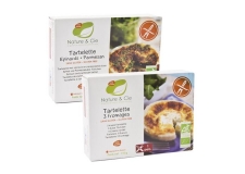 Tartlet - organic and gluten free - Gluten-free organic fresh ready meals with elaborate recipes. AB and European certification. Made in France.<br/>SIAL PARIS 2014