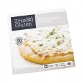 Pizza blanche aux trois fromages - Gluten free frozen pizza.<br/>SIAL PARIS 2014