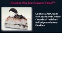 Y3K Cookie Pie Ice Cream Cake - Alcohol free ice cream cake slice. <br/>SIAL MIDDLE EAST 2014