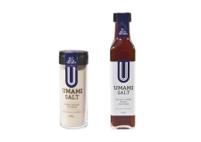 Umami Salt - Salt with 'umami' taste, a flavour enhancer, part of the five basic tastes together with sweet, sour, bitter and salty. 100% natural ingredients. Low sodium.<br/>SIAL PARIS 2014