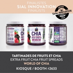 Extra fruit chia fruit spreads - World of chia