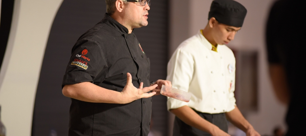 Chef Philip John Golding at La Cuisine 2015 - SIAL ASEAN Manila